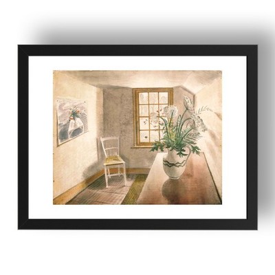 eric ravilious Blumen Leinwand Tischzimmer von Eric Ravilious