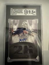 2021 Topps Luminaries - Hit Kings Autographs Yordan Alvarez #HK-YA Purple /3