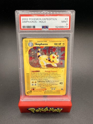Ampharos graded PSA 9 for sale on eBay