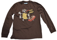 Tom and Jerry Brown Shirt Old Navy Collectabilitees Kids size XL