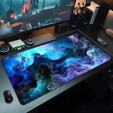 40 90cmXXL Luxury Gaming Mouse Pad - Large Non-Slip Rubber Base, Washable Desk M