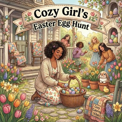 Cozy Girl's Easter Egg Hunt Cozy Coloring Vibes Taschenbuch Cozy Girl Collection