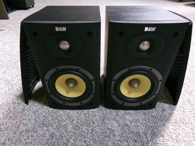 B&W - Bowers & Wilkins  DM600 S3 Bookshelf Speakers - Made In England