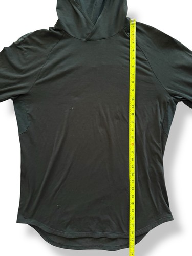 Sudadera con capucha ligera gris char LULULEMON License to Train para hombre talla L/XL* - Imagen 7 de 7