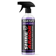 Ceramic Coating Top Coat for Cars Fortify Quick Car Wax Polish Spray Waterless