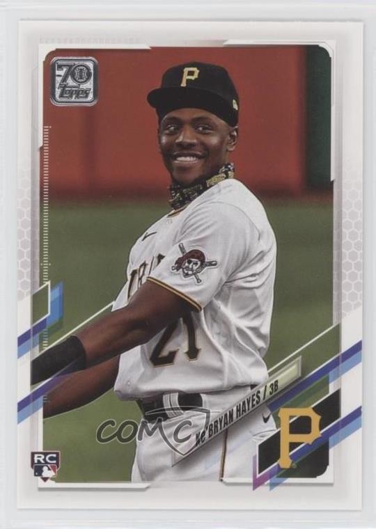 2021 Topps Image Variation SP Image Variation (Smiling) Ke'Bryan Hayes #644 0g7