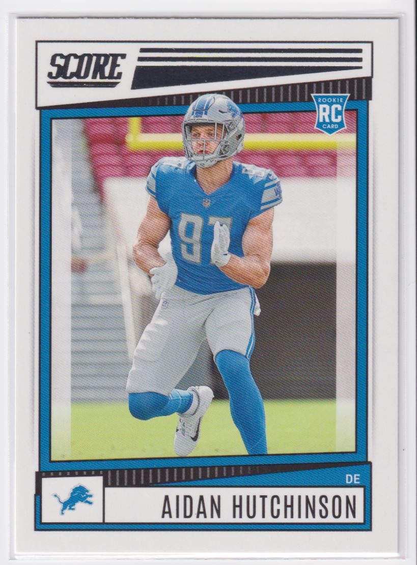2022 Score Aidan Hutchinson Rookie Detroit Lions #307