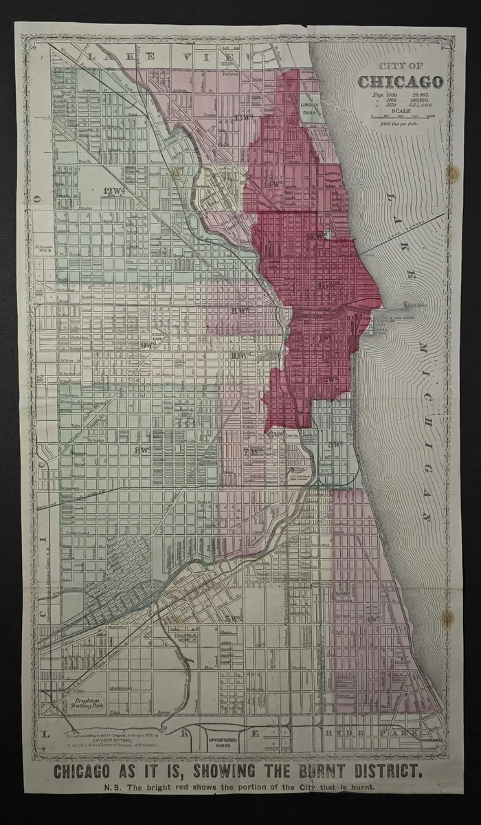 Chicago Lithography Antique North America City Maps for sale | eBay