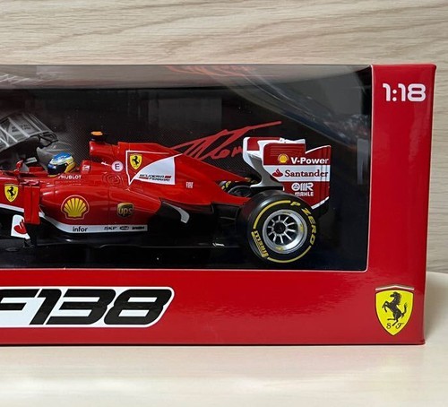 Hot Wheels Ferrari F138 Alonso #3 1/18 Diecast Model Car Unopened