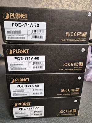 Planet  Technology POE-171A-60 Single-Port Gigabit 802.3bt Ultra POE ++ Injector