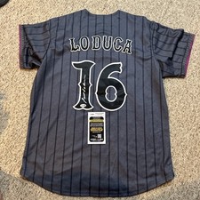 NEW YORK METS- PAUL LO DUCA SIGNED AUTOGRAPH JERSEY JSA COA CITY CONNECT NYC