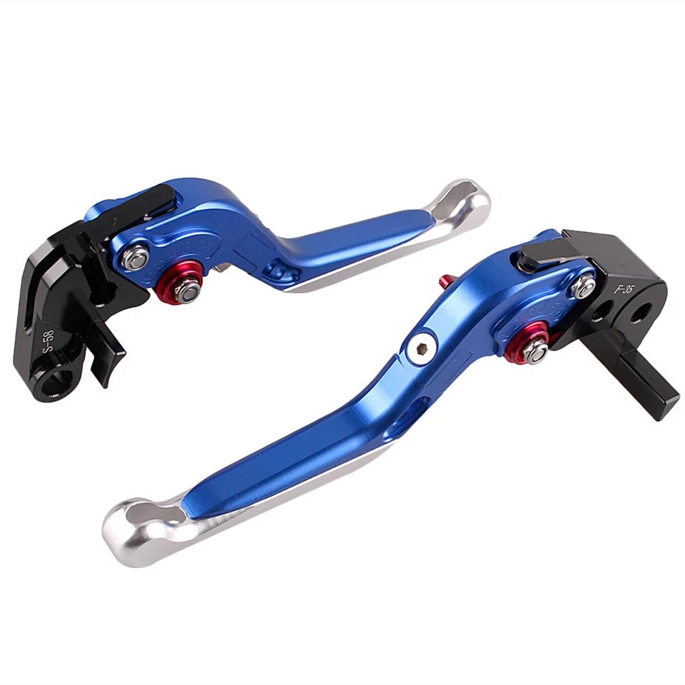 Palancas de freno de embrague extensibles plegables de aluminio para Suzuki GSXR600/750 2011-2015 Foto 2 de 4