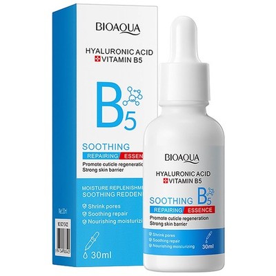 BIOAQUA Hyaluronic Acid Vitamin B5 Face Essence Moisturizing Shrink Pores 30ml