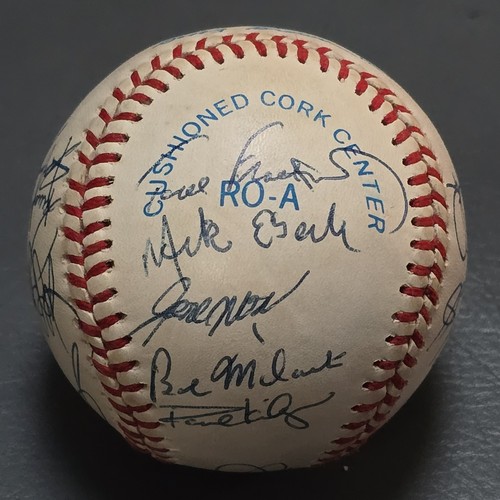 1991 Baltimore Orioles Team Signed Baseball w/ Jim Palmer Sweet Spot - Picture 3 of 7