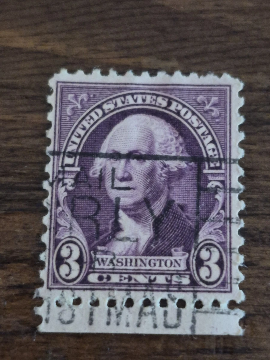 George Washington 3 Cent Stamp In Used Us Stamps (1901-Now) for