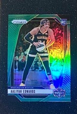 2024 Panini Prizm WNBA AALIYAH EDWARDS MYSTICS #70 SP GREEN PRIZM ROOKIE CARD
