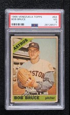1966 Topps Venezuelan Bob Bruce #64 PSA 3 in8