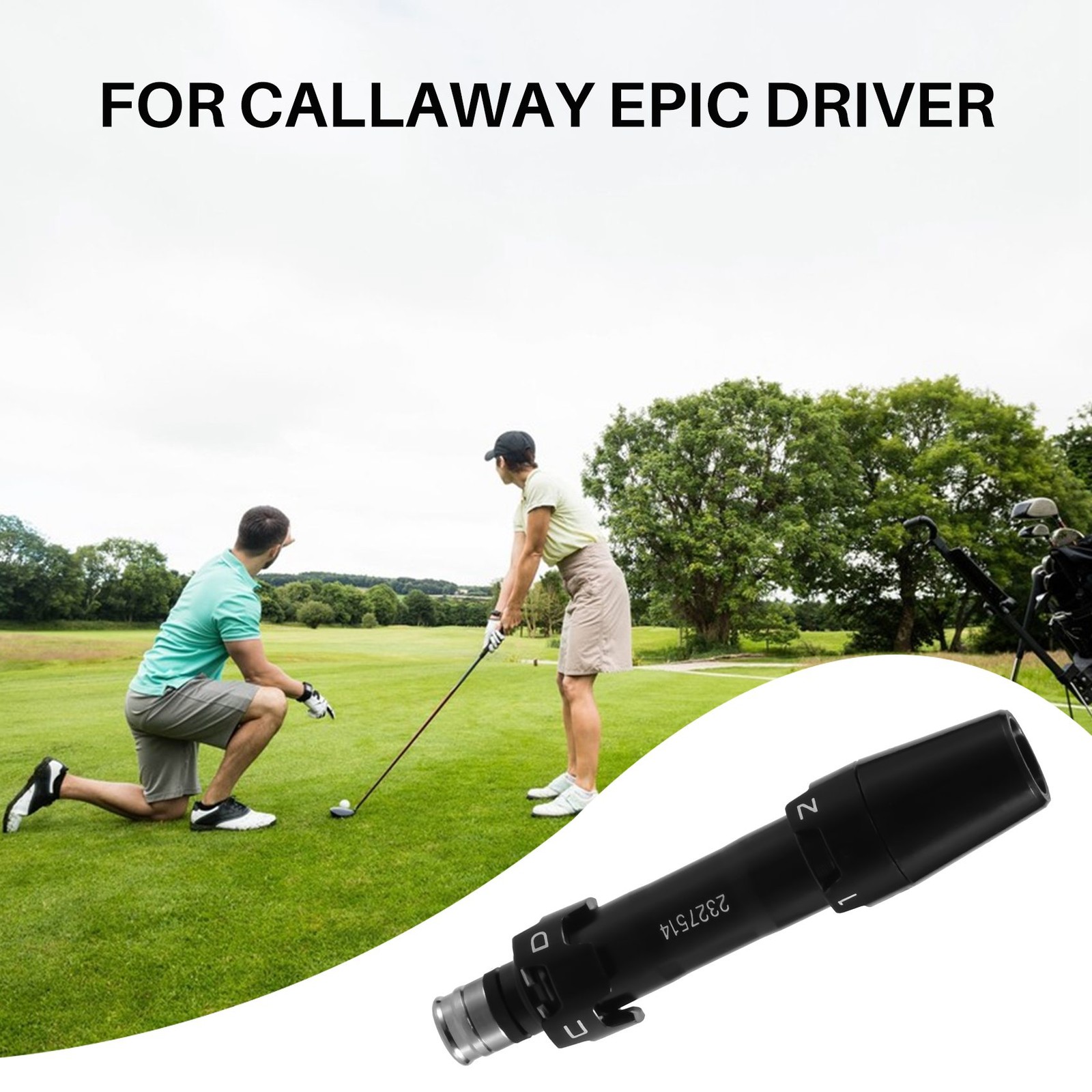 2 Stück 0.335 Schaft Hülsen Adapter kompatibel für Titleist TS1 TS2 TS3 TS4 Golf 2