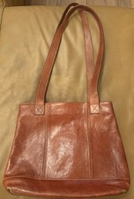 FIRENZE Leather Shoulder HANDBAG Made In Italy Beautiful Vintage C D Firenze
