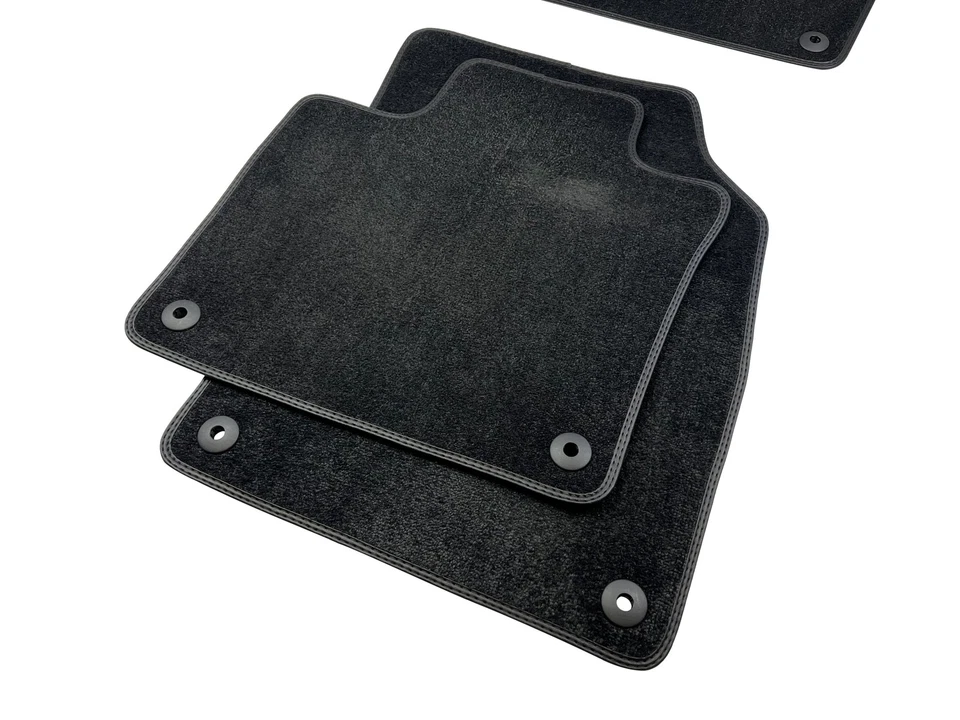 Tappetini Volvo In Velluto Neri XC 90 2 R-Design In Tessuto 5 Pezzi - Immagine 3 di 4