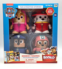 Booksy PAW Patrol Edition 4-Pack Collectible Figures W/Built-in Mini Storybooks