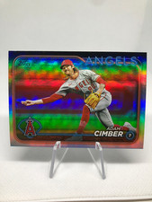 Adam Cimber 2024 Topps Update Rainbow Foil Card #US282 Angels