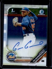 2019 Bowman Chrome Gregory Guerrero Auto Autograph 1st Prospect #CPA-GG Mets