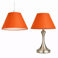 COTTON COOLIE LAMPSHADE CEILING LIGHT PENDANT TABLE LAMP SHADE 7 SIZES 40 COLOUR