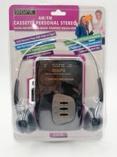 Vintage GPX C3178 AM/FM Cassette Player Walkman Auto Reverse NEW Sealed