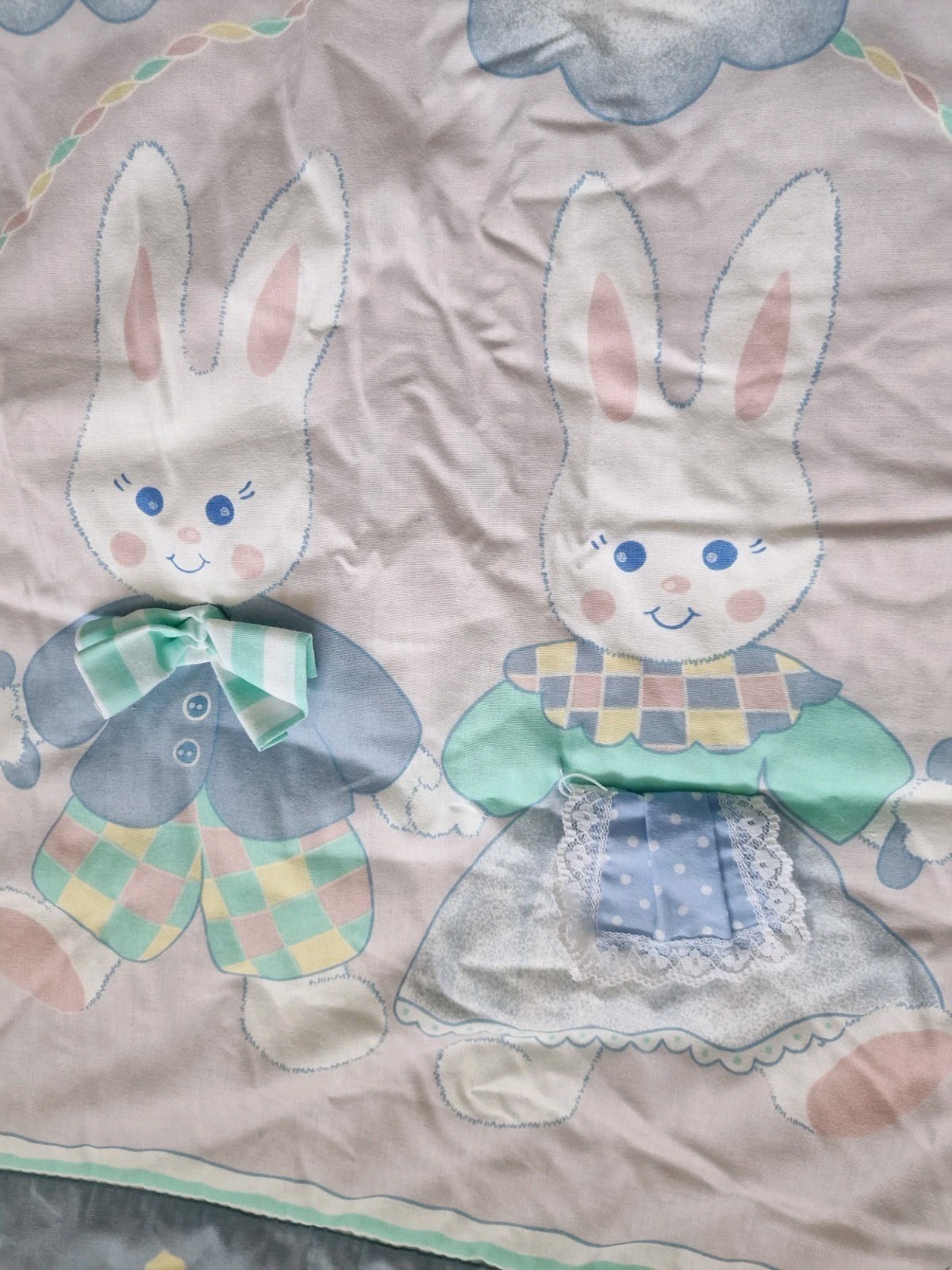 Trapunta Trapunta Letto Culla Coniglietto Mamme e Papà Vintage M&P Mamme e Papà Pastello Nursery foto 6
