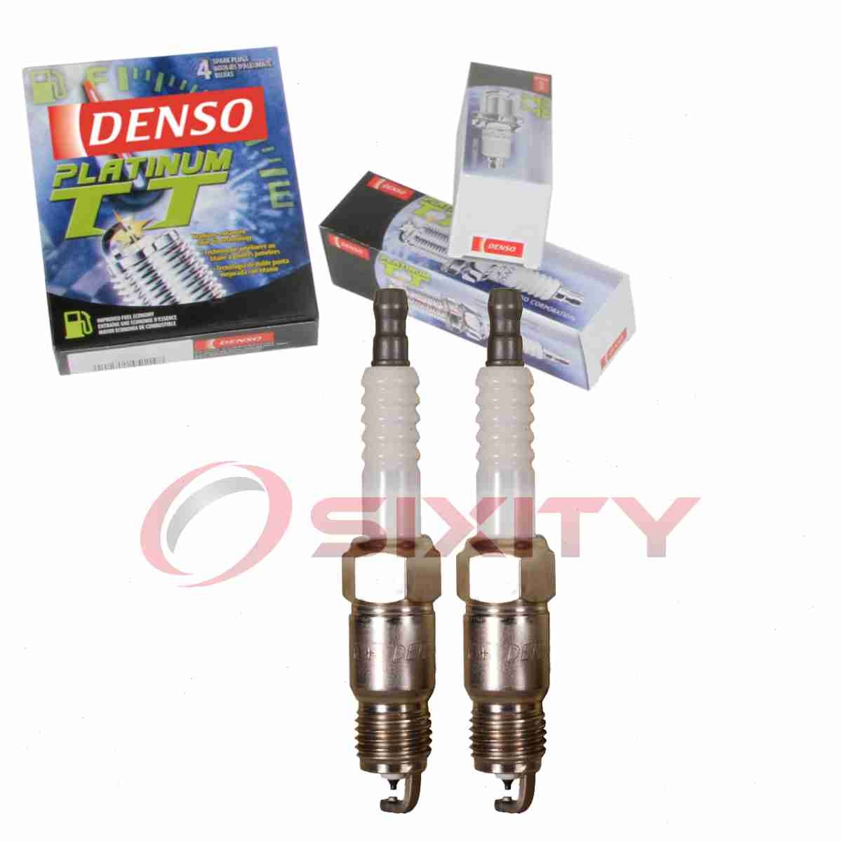 2 pc DENSO 4510 Platinum TT Spark Plugs for PTF20TT ASF32P ASF32C 88901009 oq