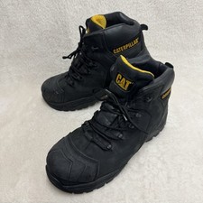 Caterpillar Men's UK 10 Everett S3 Safety Boots Black Waterproof