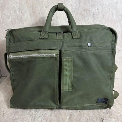 PORTER Yoshida FLYING ACE 3way Briefcase 863-16808 Olive Drab