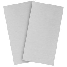 2Pack 6061 T651 Aluminum Sheet Metal 6 x 12 x 5/64 0.08   Inch Flat Plain