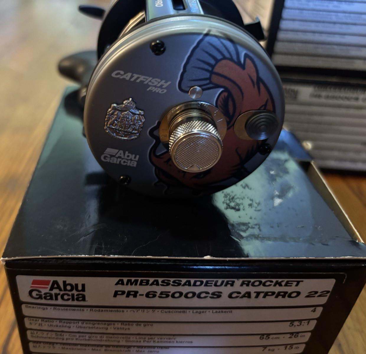 Abu Garcia Ambassadeur Rocket PR-6500CS Catpro 22 Baitcast R