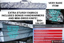 UNIQUE E-Z LOADING LIFE WARRANTY DLX S8014 HIGH SIERRA SINGLE SKI BAG-185CM