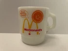 Vintage Fire-King McDonald’s “Good Morning Canada” Milk Glass Coffee Mug