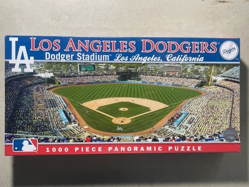 MasterPieces MLB Los Angeles Dodgers Stadium Panoramic Jigsaw Puzzle, 1000 New