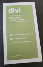 Divi Scalp Serum Revitalize  Detoxify 1 Oz 30 mL Full Size For Thin Hair NEW