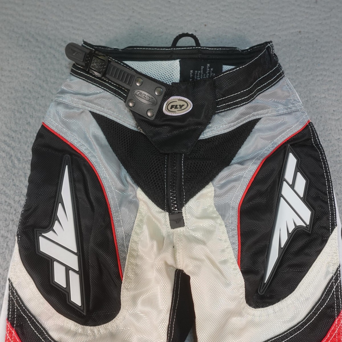 Fly Racing Race Pants Youth 8 Black Padded Motocross MX Off Road
