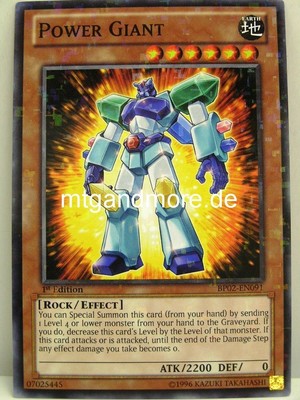 Yu-Gi-Oh - 1x Power Giant - Mosaic Rare - BP02 - War of the Giants