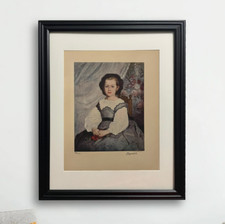 Pierre-Auguste Renoir Hand-Signed Original Print With COA 3500 USD Appraisal