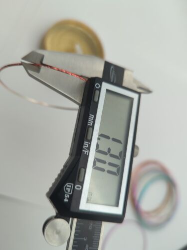 18pz Braccialetti Multicolore Colorati Piccoli 2,5 Pollici Metallo Bracciali Sottili Pila - Foto 13 di 19