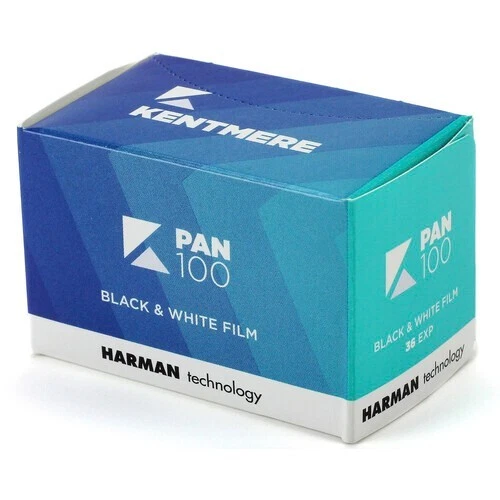 Kentmere Pan 100 36 Exposure Black and White 35mm Film