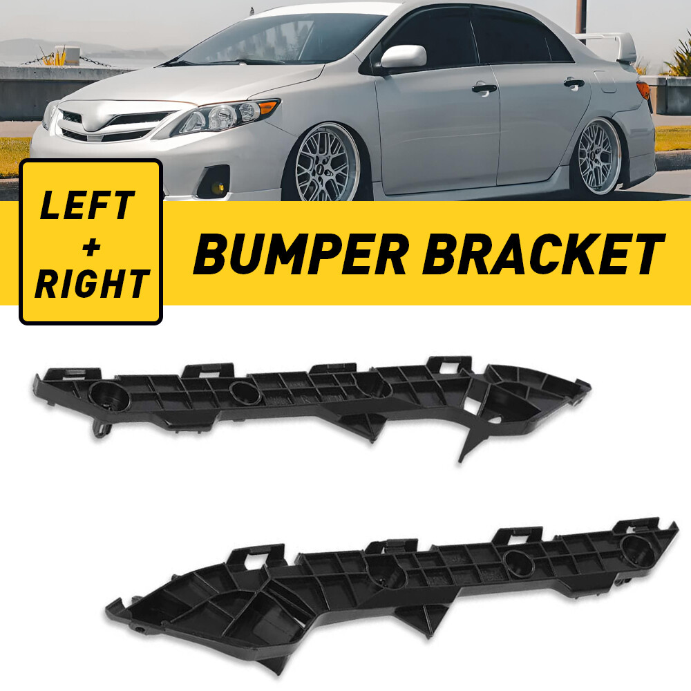Pair Rear Retainer Bumper Bracket Support L+R Fits For 2009-2013 Toyota Corolla