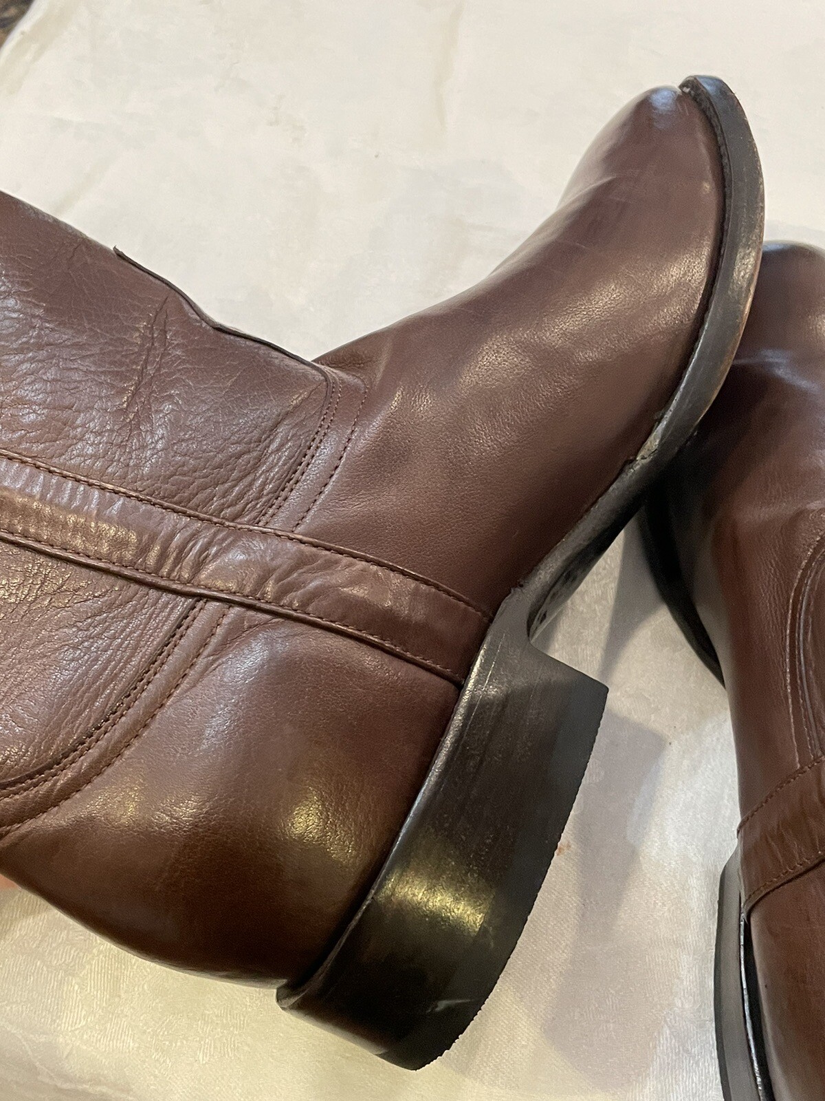 Overland 9 D Soft Leather Basic Round Toe Western… - image 6