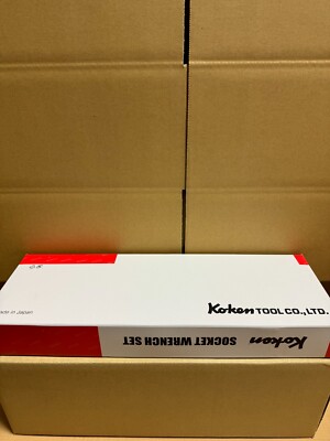 Ko-ken Socket Wrench 21 pcs Set 9.5mm Drive 6-point 7-22mm 3286Z