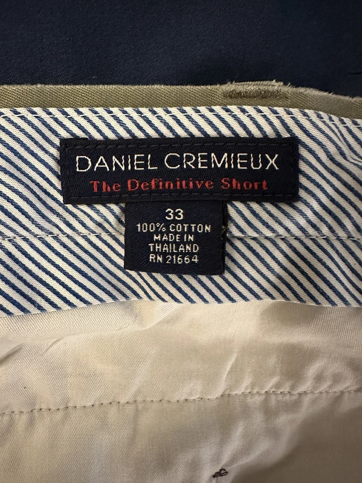 Мужские шорты Daniel Cremieux размер 33 зеленые китайские - Изображение 3 из 4