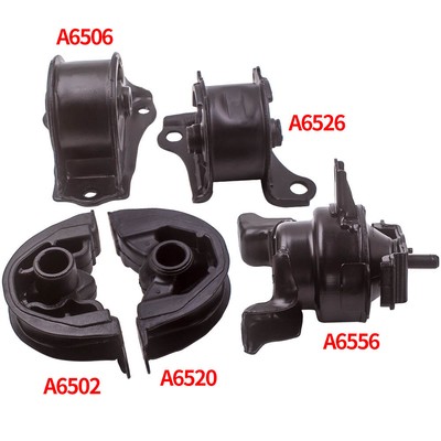 5Pcs Engine Motor & Transmission Mount Kit for Honda Civic 1996-2000 1.6L  A6556