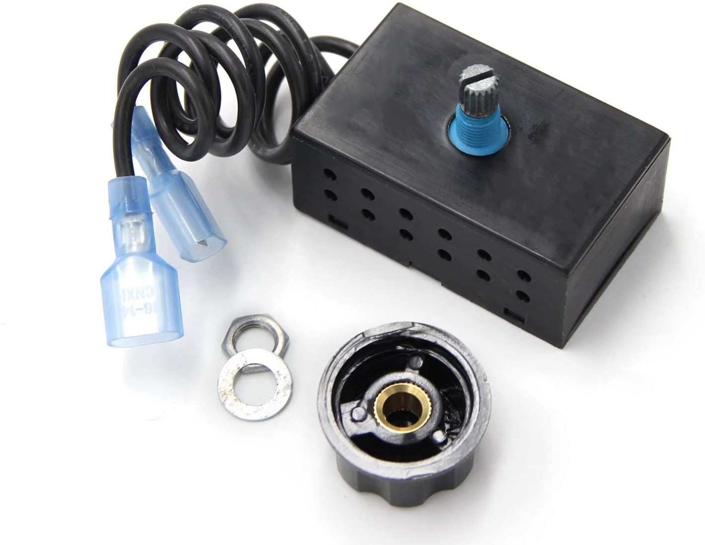 Fireplace Stove Blower Fan Blower Rheostat Speed On/Off Switch Fan